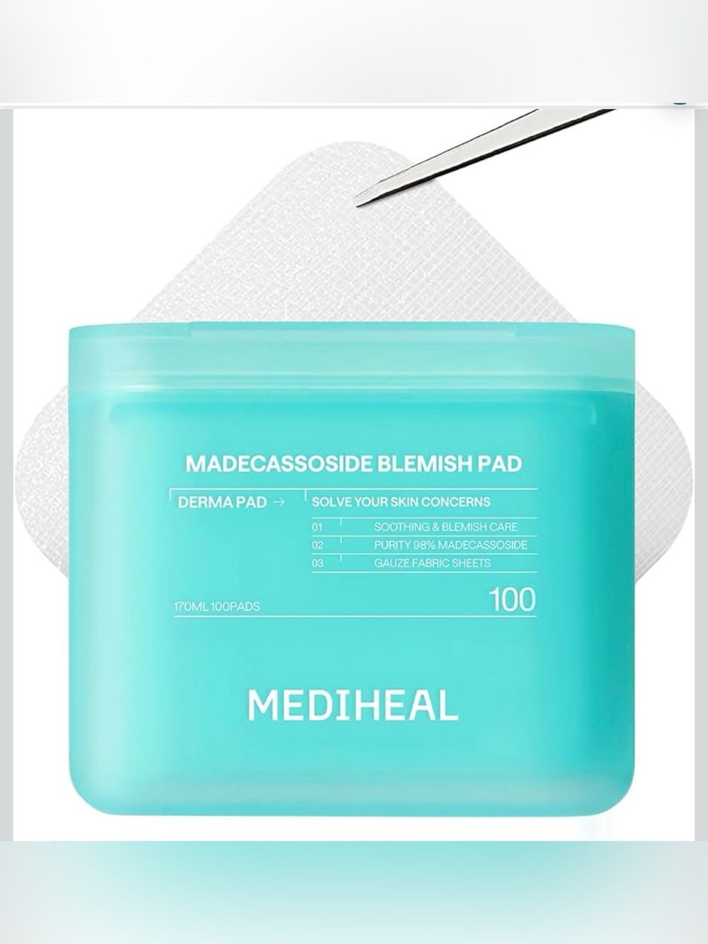 MEDIHEAL Madecassoside Blemish Care Toner Pad (100 Count)